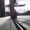 Port, Container Terminal, Ambience, Trucks, Cranes, Alarm